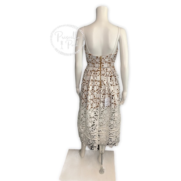 NWT Self-Portrait White Azaelea Guipure Lace Dress - Picture 16 of 16